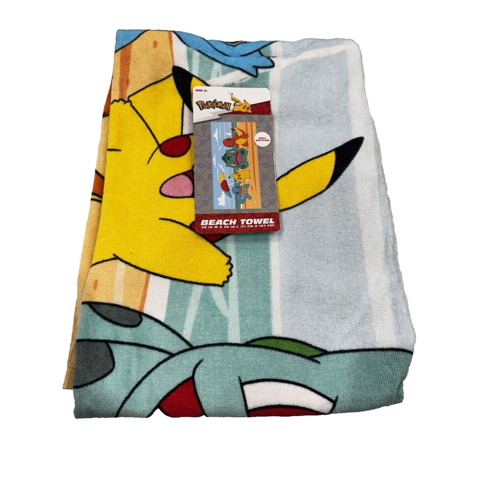 Pokemon Vacation Beach Towel for Children - Picture 2 of 15